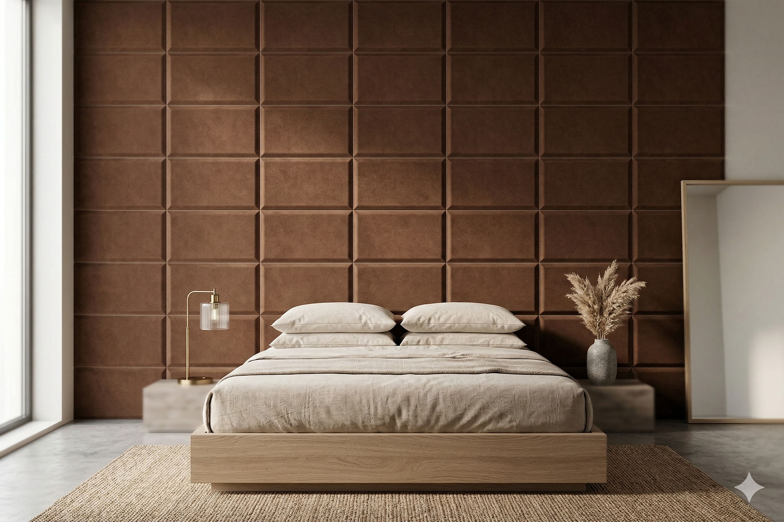 ბარხატის თვითწებვადი ფილა  (ყავისფერი), 106-52, (23სმx49სმ)  